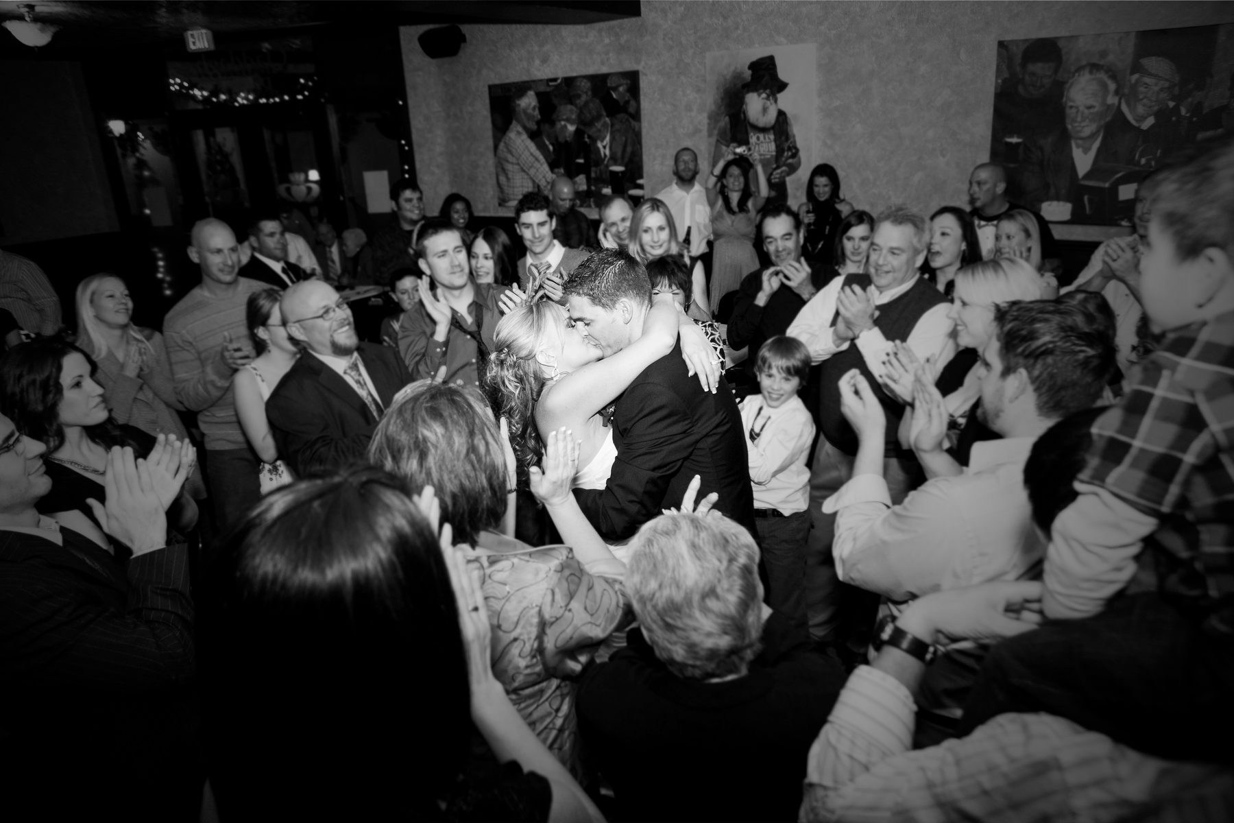 La piste de danse en fin de soirée